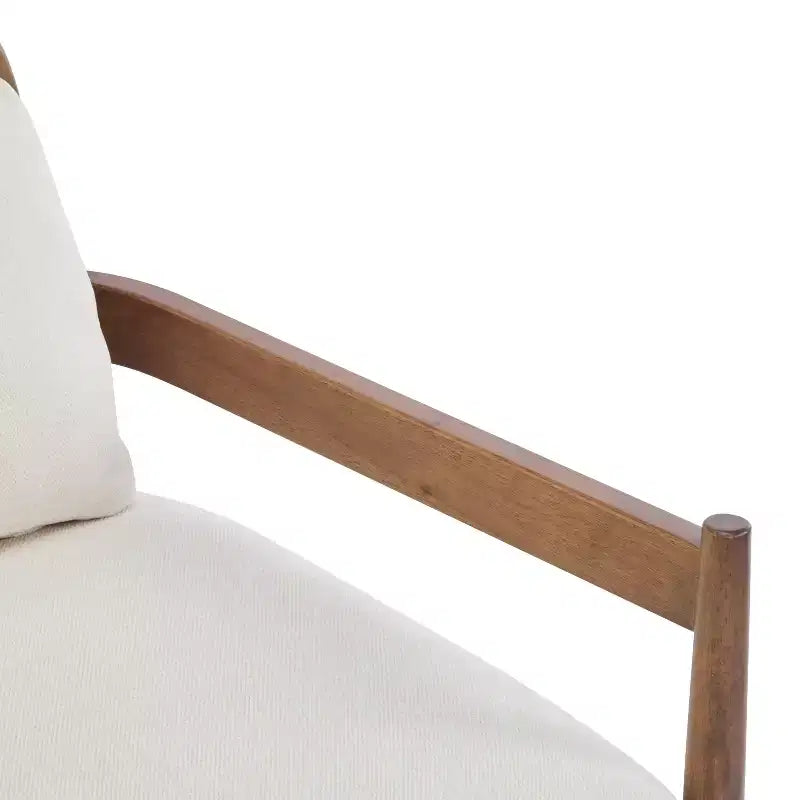 Christopher Knight Home Zuka Mid-Century Modern Rattan Wooden Chair with Cushions (Set of 2)