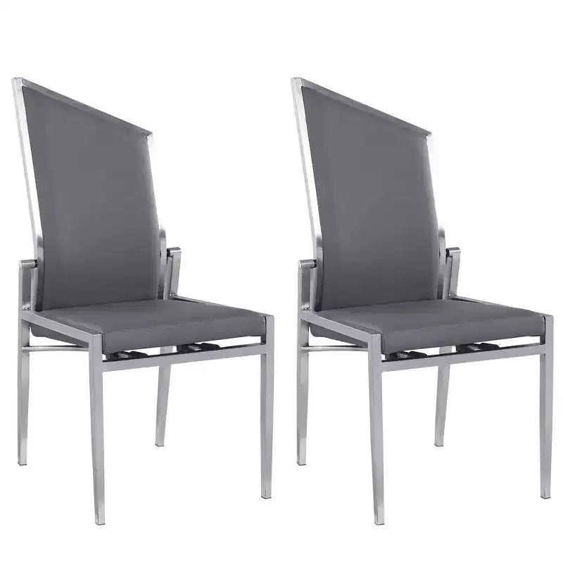Chintaly Imports,Contemporary Motion-Back Side Chair - Set of 2