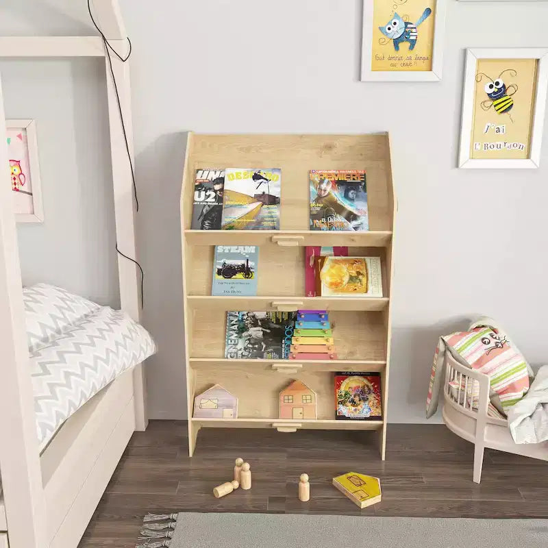 Decorotika,Aros Bookcase Sapphire Oak