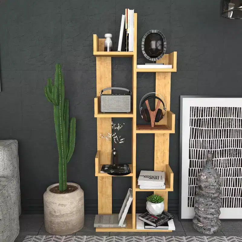 Decorotika,Luisa Bookshelf - Sapphire Oak
