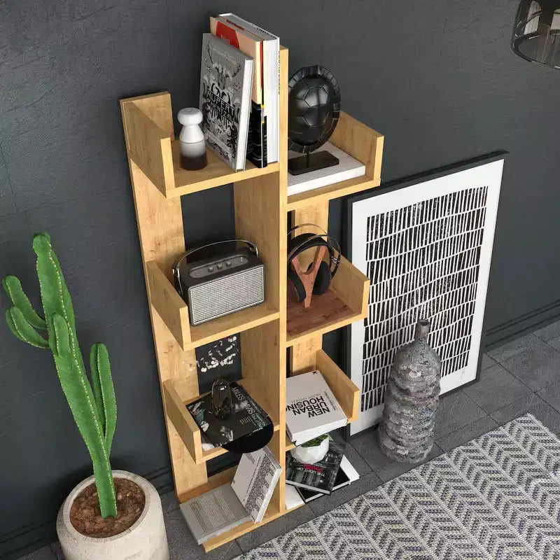 Decorotika,Luisa Bookshelf - Sapphire Oak