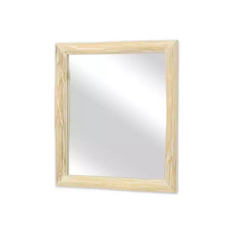 HomeRoots 20 Natural Solid Wood Accent Mirror