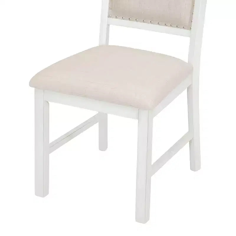 5 Piece Retro Dining Set with Extendable Table and 4 Upholstered Chairs, 16 Inch Leaf, Ideal for Kitchen and Dining Room
