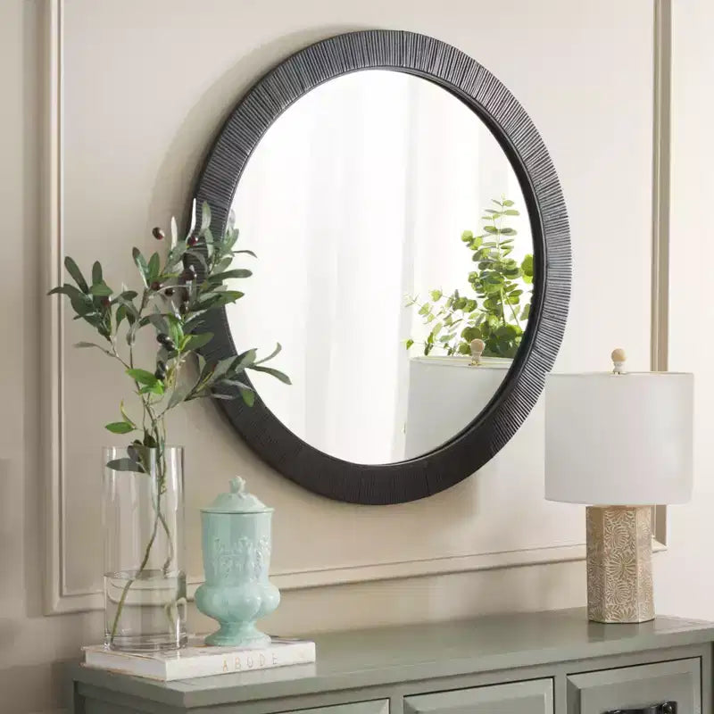 Nellie Mirror - 31.5 x 31.5 - MRR9002 - Black - Safavieh