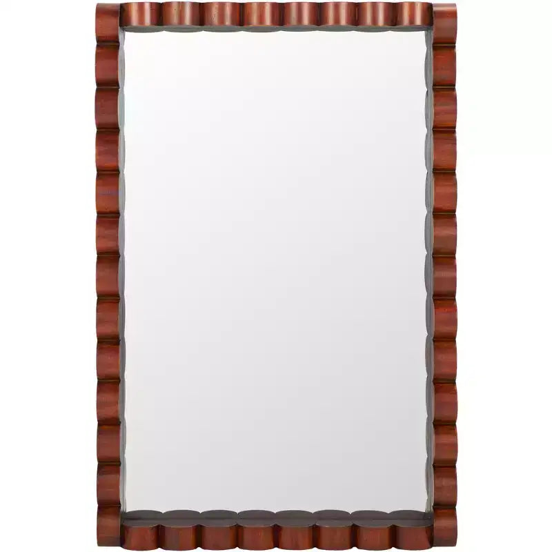 Charli Mirror - 25.98 x 38.98 - MRR9023 - Walnut - Safavieh