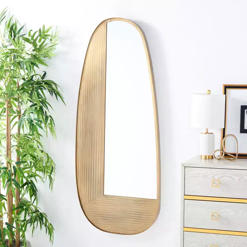 Kinselle Mirror - 23 x 56.8 - MRR3067 - Brass - Safavieh