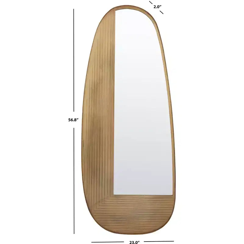 Kinselle Mirror - 23 x 56.8 - MRR3067 - Brass - Safavieh