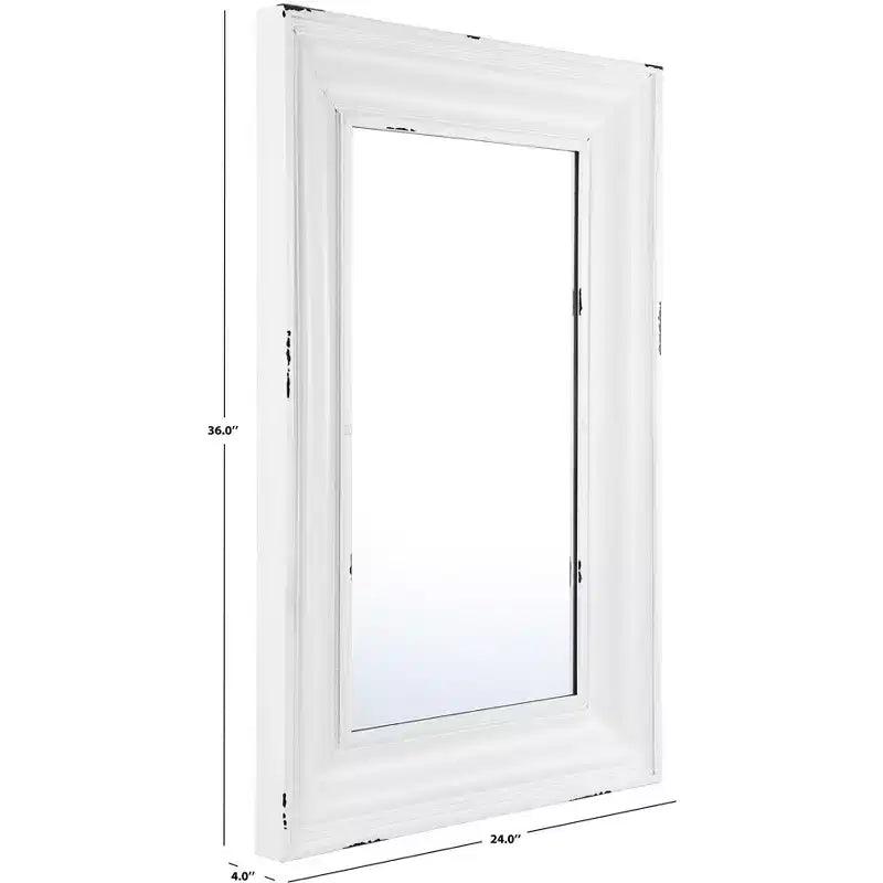 Linsa Mirror - 24 x 36 - MRR1059 - White - Safavieh