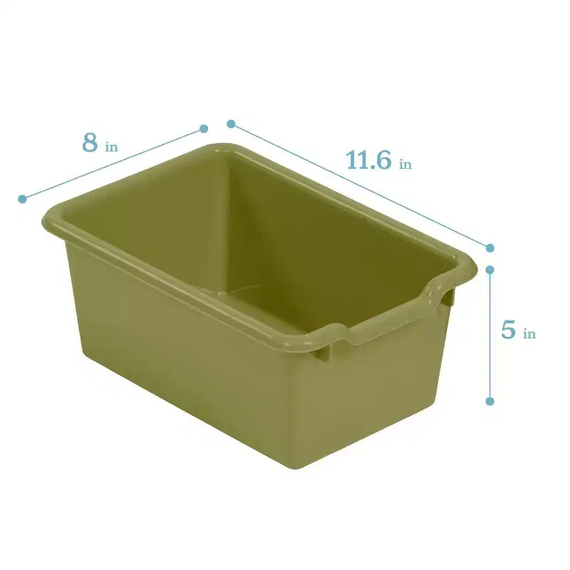 ECR4Kids Streamline 5-Section Toddler Coat Locker with Bench and 5 Scoop Front Bins