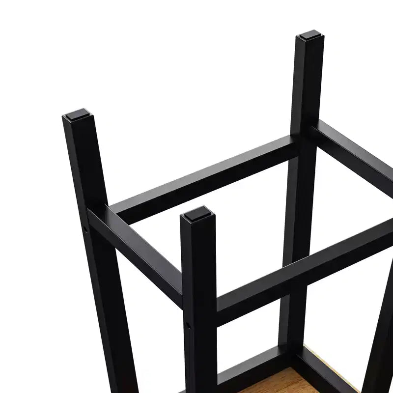 48 Kitchen Island Set with 2 Bar Stools, Drop Leaf, Power Outlet, 2 Drawers, Door Storage Rack, 5 Side Shelves, Rolling Kitchen Cart