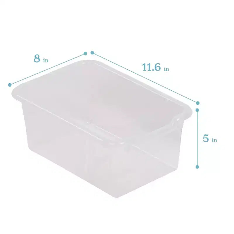 ECR4Kids Streamline 5-Section Toddler Coat Locker and 5 Scoop Front Bins, Cubby Storage