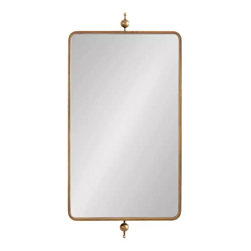 Kate and Laurel Kasota Metal Framed Mirror