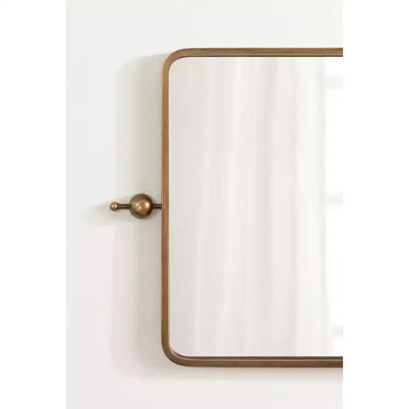 Kate and Laurel Kasota Metal Framed Mirror