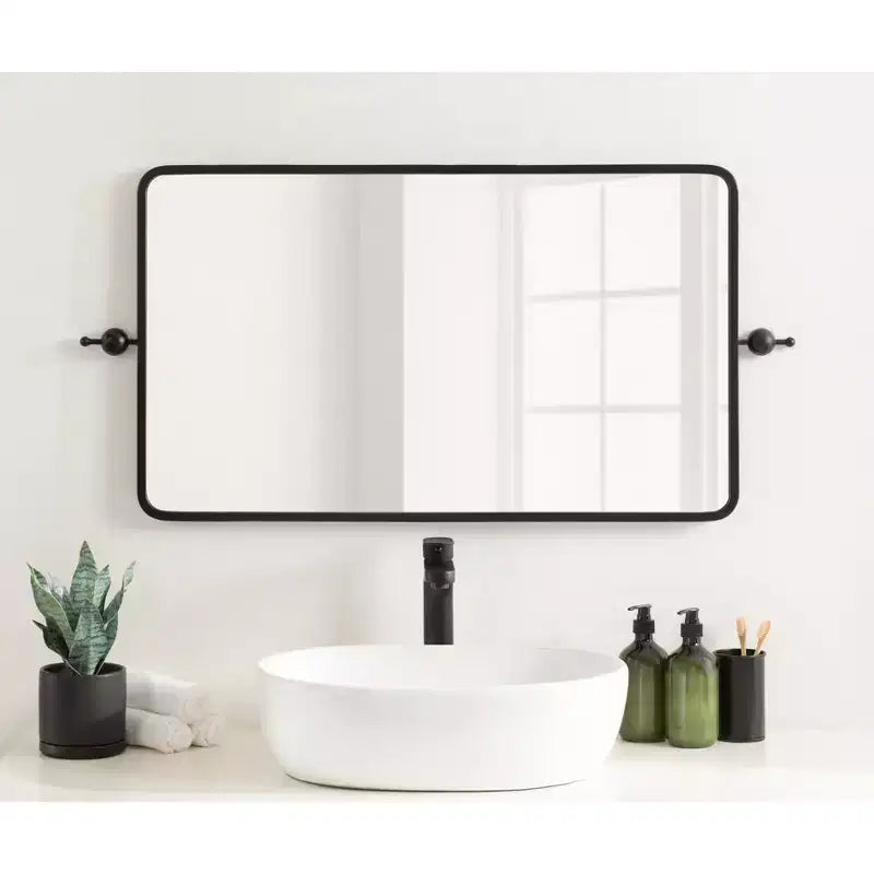 Kate and Laurel Kasota Metal Framed Mirror
