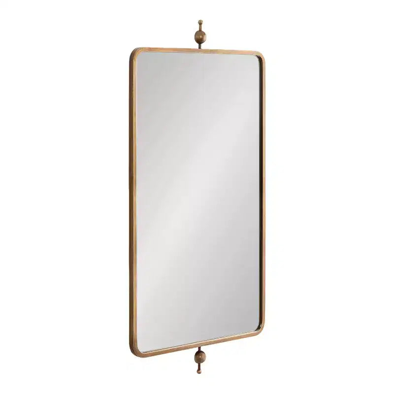 Kate and Laurel Kasota Metal Framed Mirror