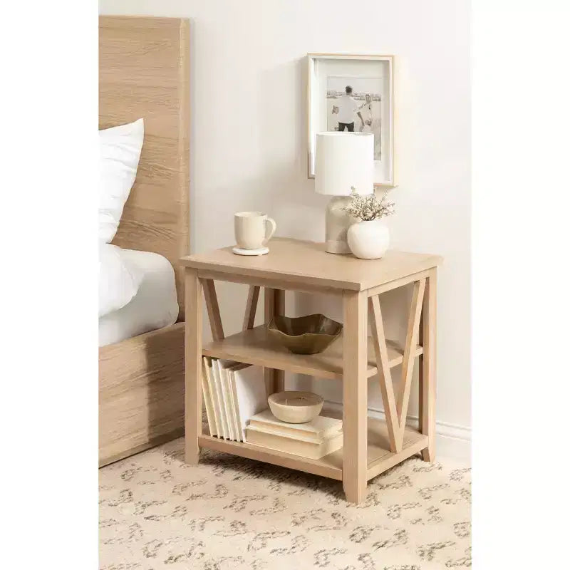 Kate and Laurel Broadbridge Wood Side Table