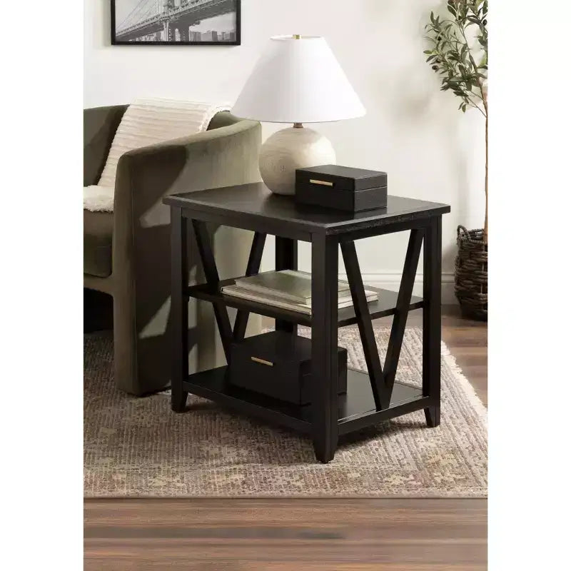 Kate and Laurel Broadbridge Wood Side Table