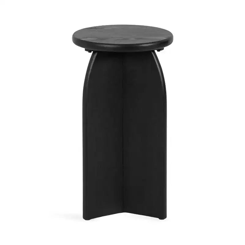 Kate and Laurel Sora Round Wood Drink Table