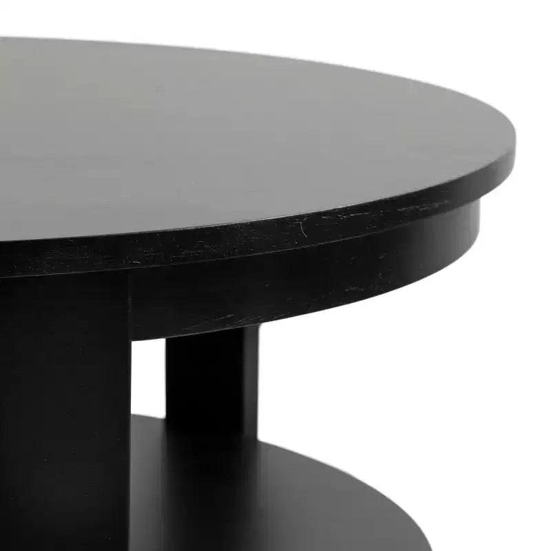 Kate and Laurel Foxford Round MDF Coffee Table
