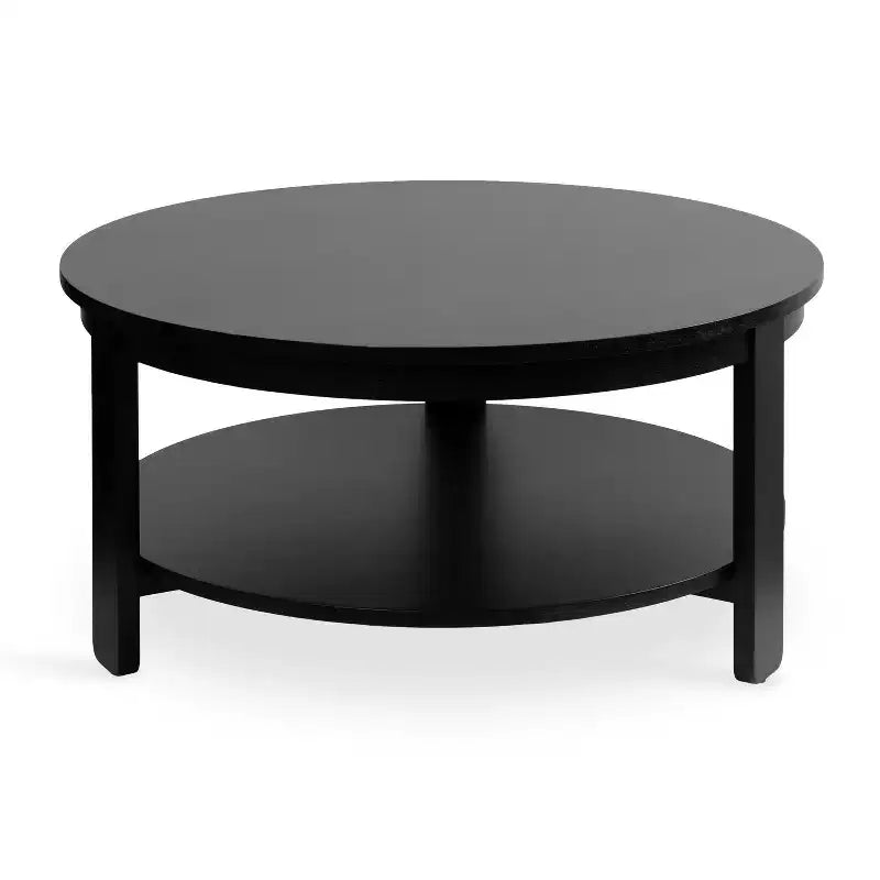 Kate and Laurel Foxford Round MDF Coffee Table