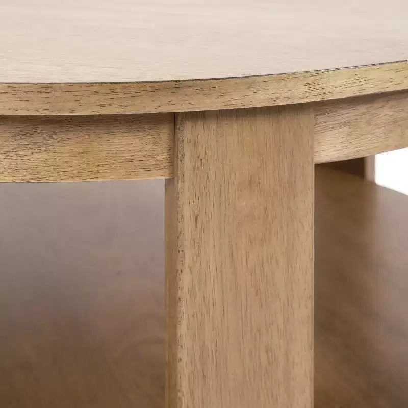 Kate and Laurel Foxford Round MDF Coffee Table