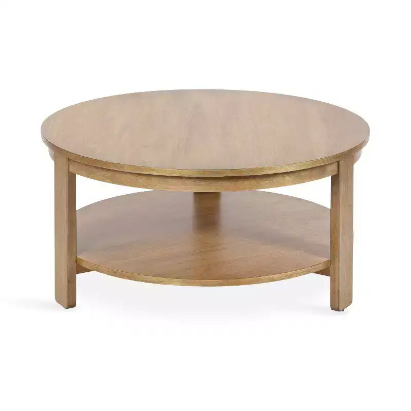 Kate and Laurel Foxford Round MDF Coffee Table