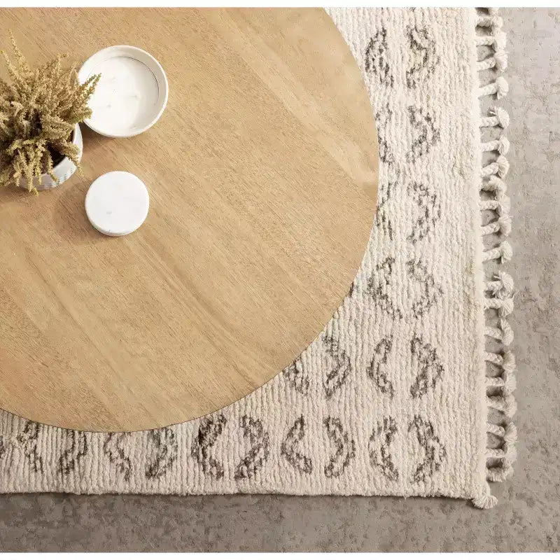 Kate and Laurel Foxford Round MDF Coffee Table