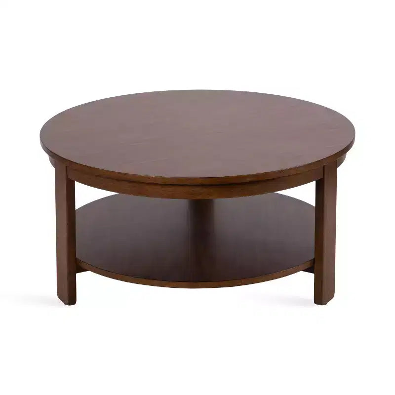 Kate and Laurel Foxford Round MDF Coffee Table