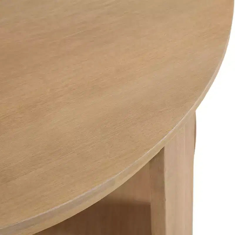 Kate and Laurel Foxford Round MDF Coffee Table