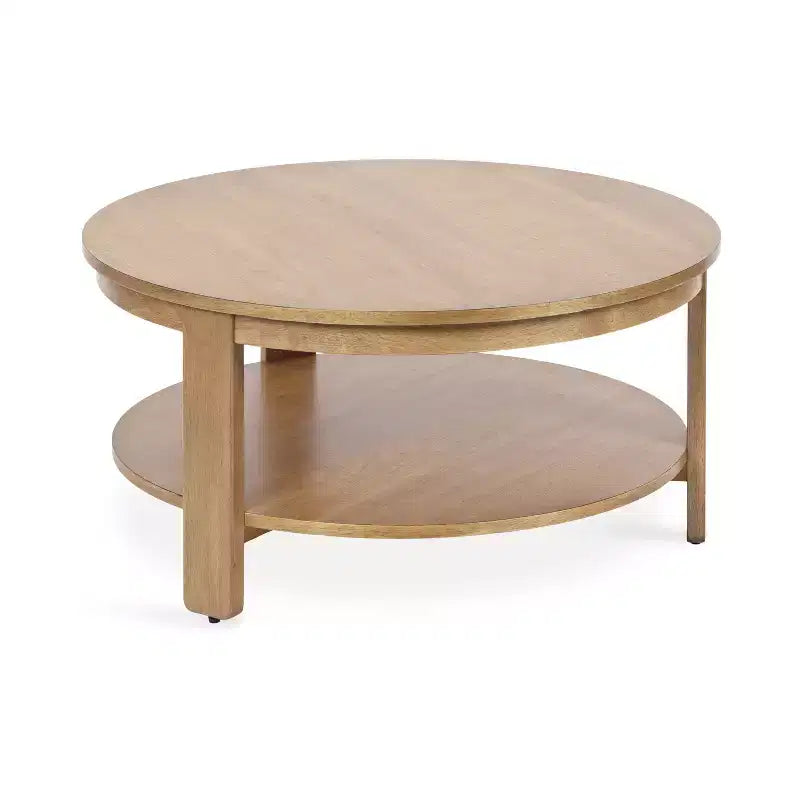 Kate and Laurel Foxford Round MDF Coffee Table