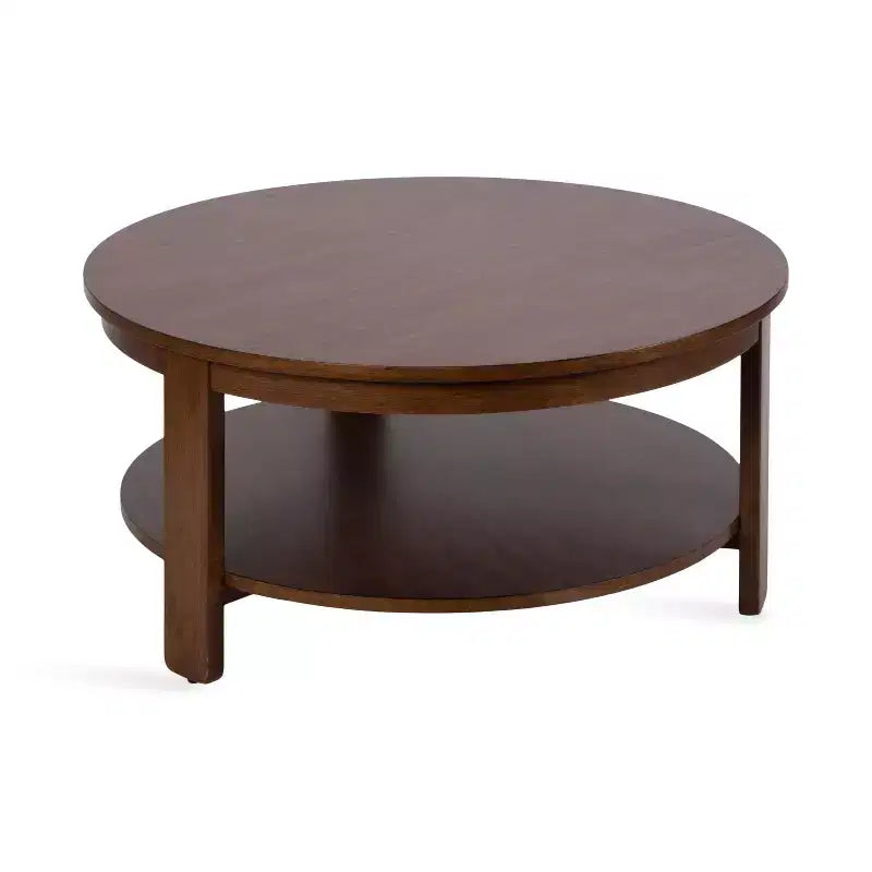Kate and Laurel Foxford Round MDF Coffee Table