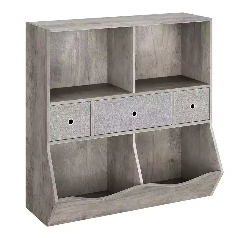Kids Bookshelf, 3-Tier Toy Storage Cabinet Toy Chest, Multifunctional Storage Chest for Nursery, Children's Room, Bedroom, School