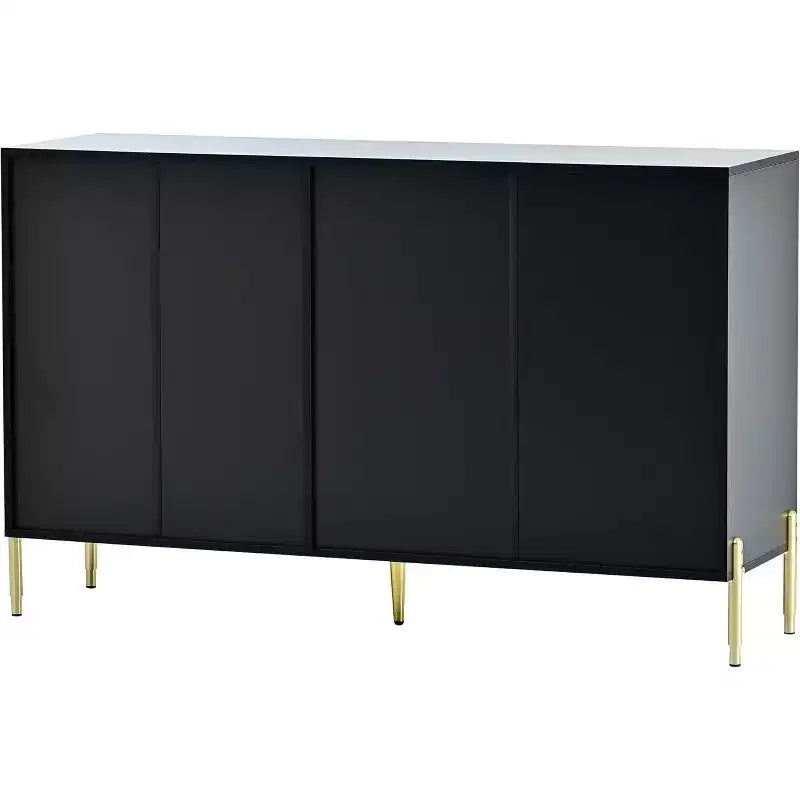 Modern Storage Cabinet with Acrylic Doors, Adjustable Shelves for Kitchen, Dining Room, Living Room, Corridor, Home Office, Spacious Organizer