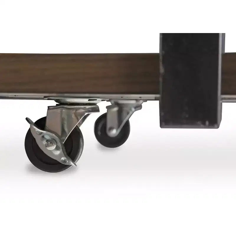 Signature Design by Ashley Trindwick 3-Piece Coffee Table Set with End Tables - Brown/Gun Metal Finish
