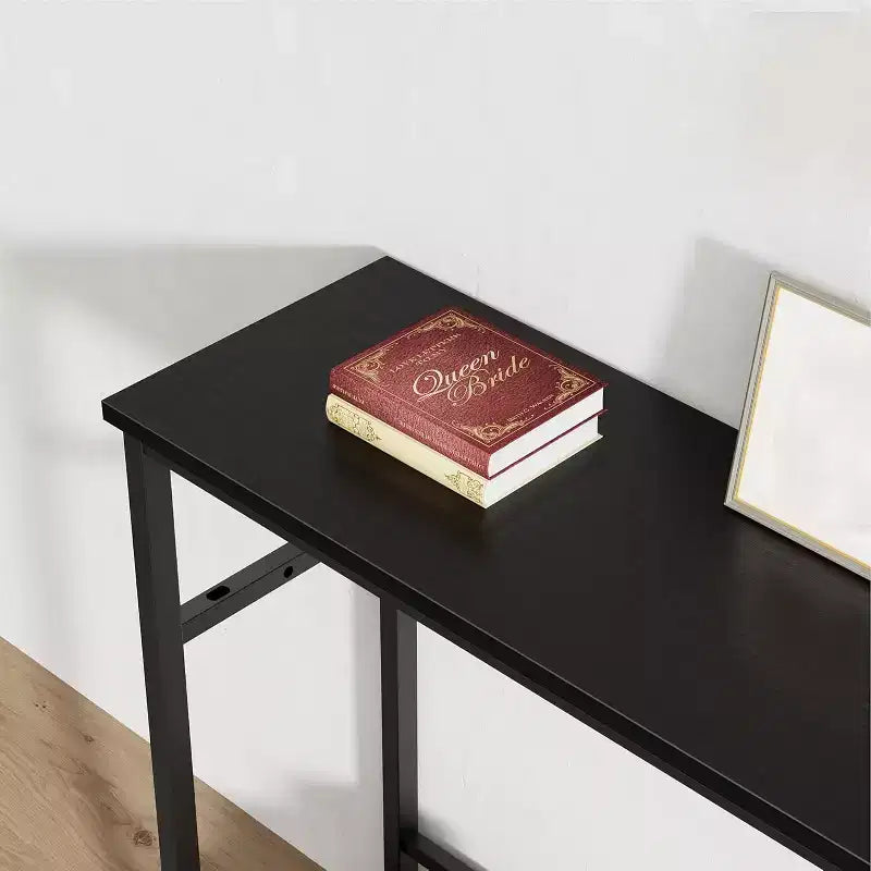 39 Console Table, 2-Tiered Narrow Sofa Table, Sofa Back Table with Adjustable Shelf, Living Room Hallway Entrance Console Table