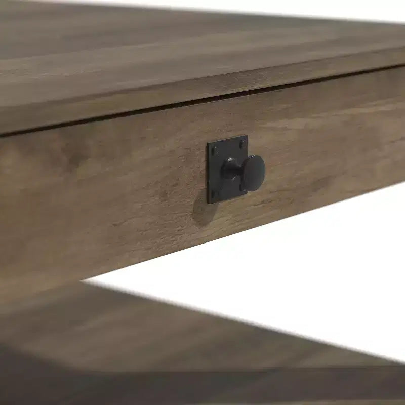 Galano Philia Coffee Table With Drawer - Knotty Oak