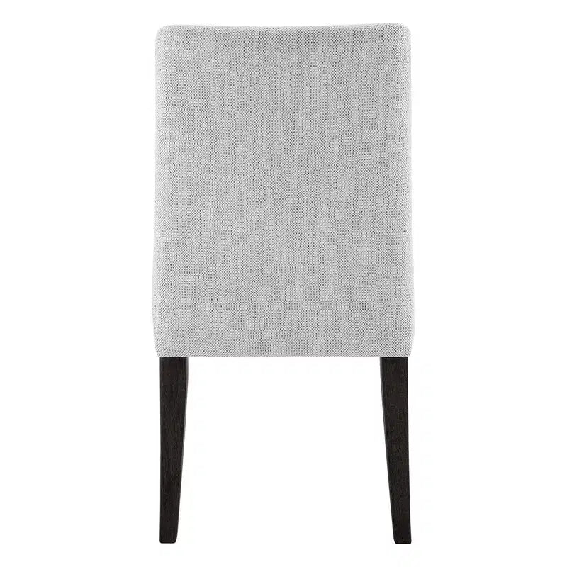 Spruce&Spring Upholstered Dining Chair with Double-layed Seat Cushion and Wood Legs