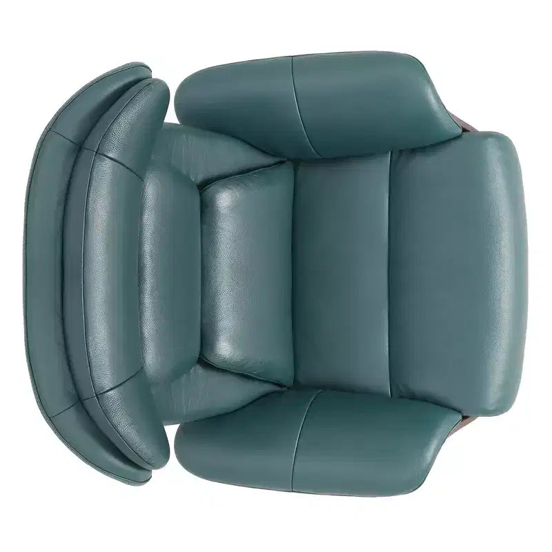 Spruce&Spring Swivel Recliner Chair Set Accent Chair with Ottoman and Adjustable Headrest
