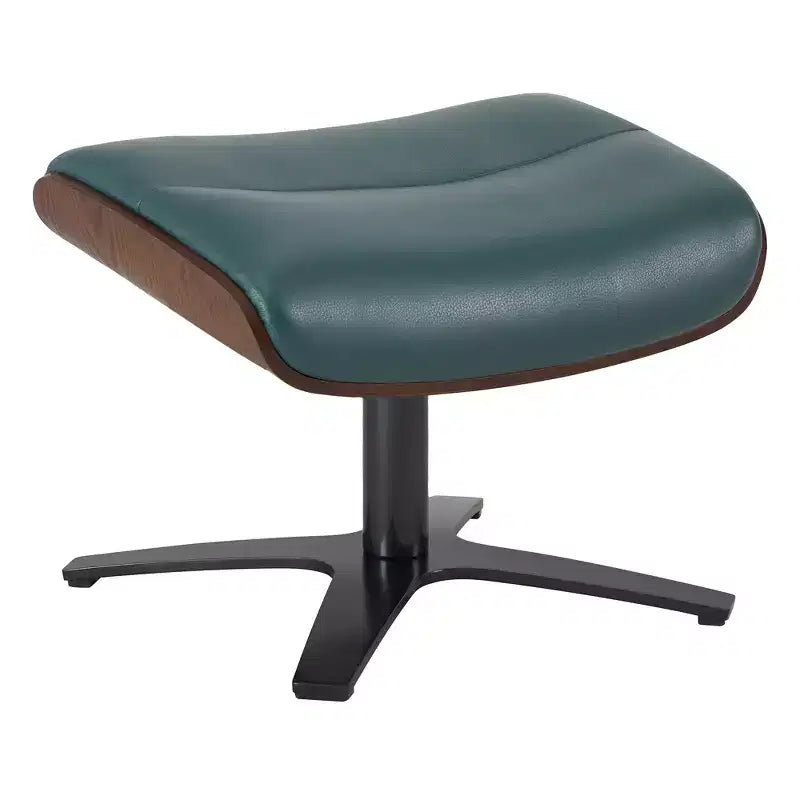 Spruce&Spring Swivel Recliner Chair Set Accent Chair with Ottoman and Adjustable Headrest