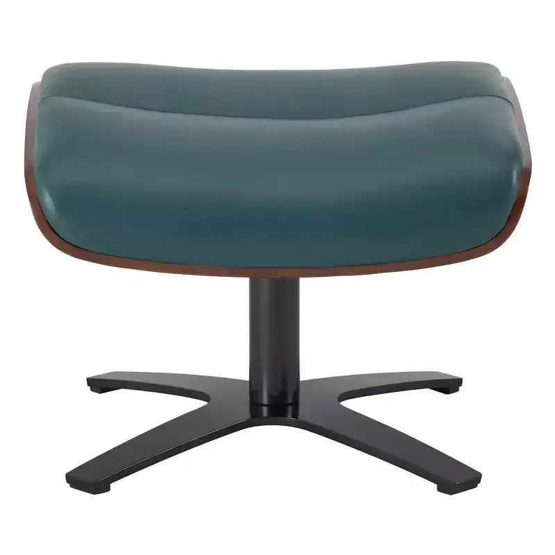 Spruce&Spring Swivel Recliner Chair Set Accent Chair with Ottoman and Adjustable Headrest