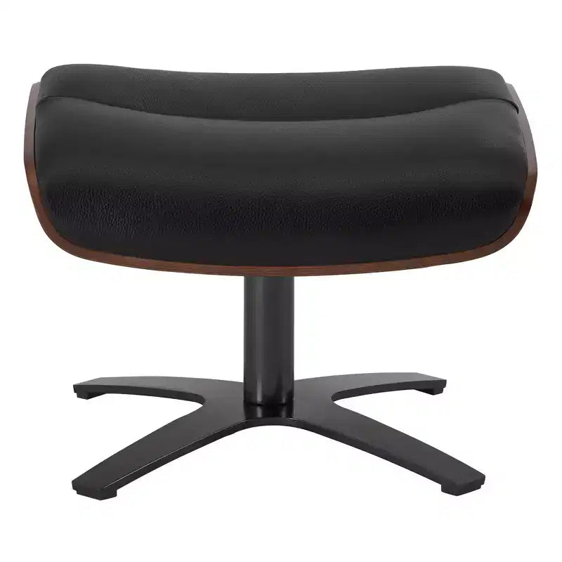 Spruce&Spring Swivel Recliner Chair Set Accent Chair with Ottoman and Adjustable Headrest