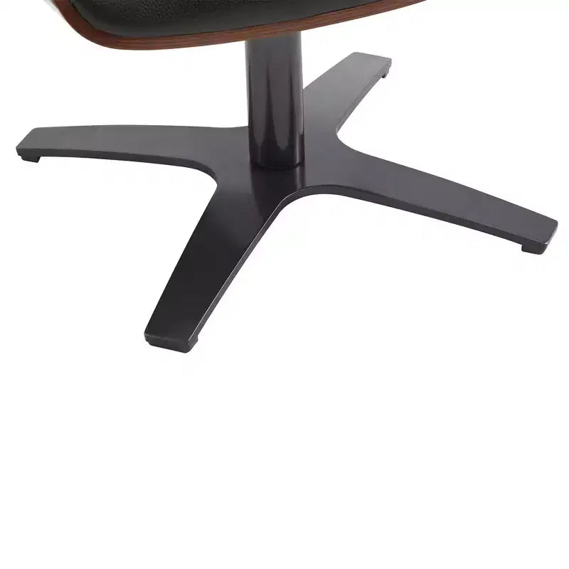 Spruce&Spring Swivel Recliner Chair Set Accent Chair with Ottoman and Adjustable Headrest