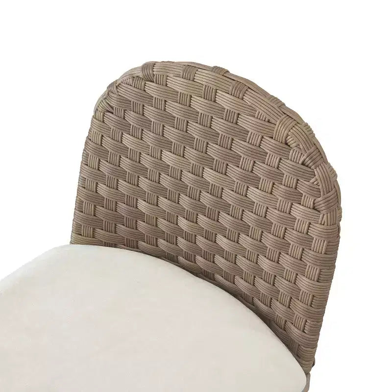Christopher Knight Home Avirae 29.25 Farmhouse Rattan Upholstered Barstools (Set of 2)