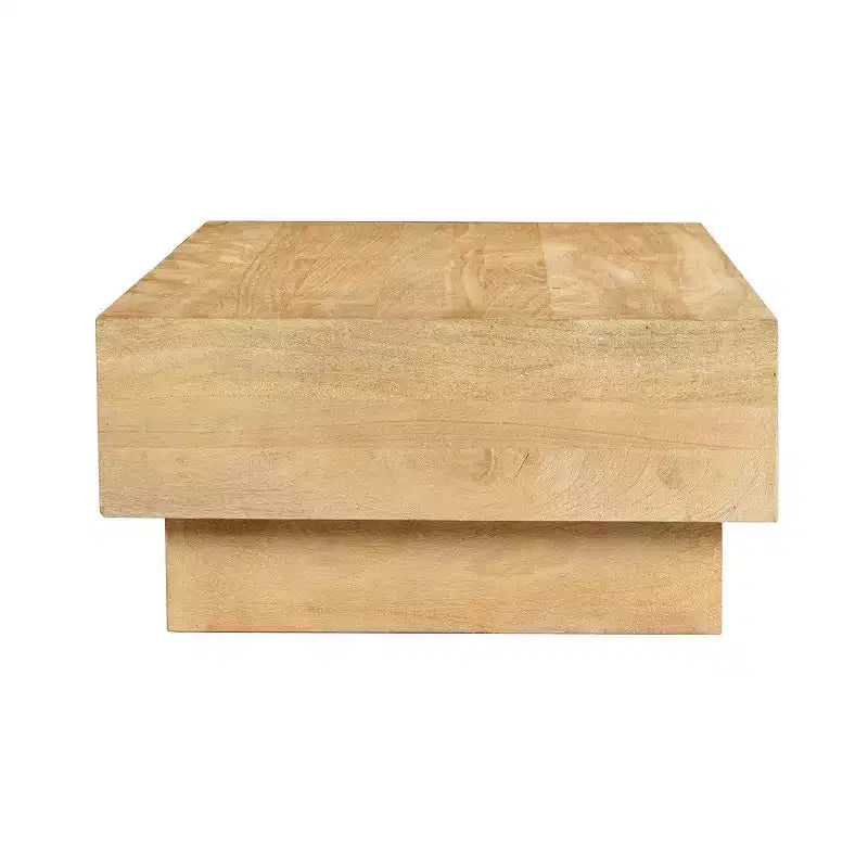 Royal Hampton Coffee Table | 42 Rectangular Top | Sandblasted Natural Brown Mango Wood | Wood Sustainably Harvested - UPT-333317