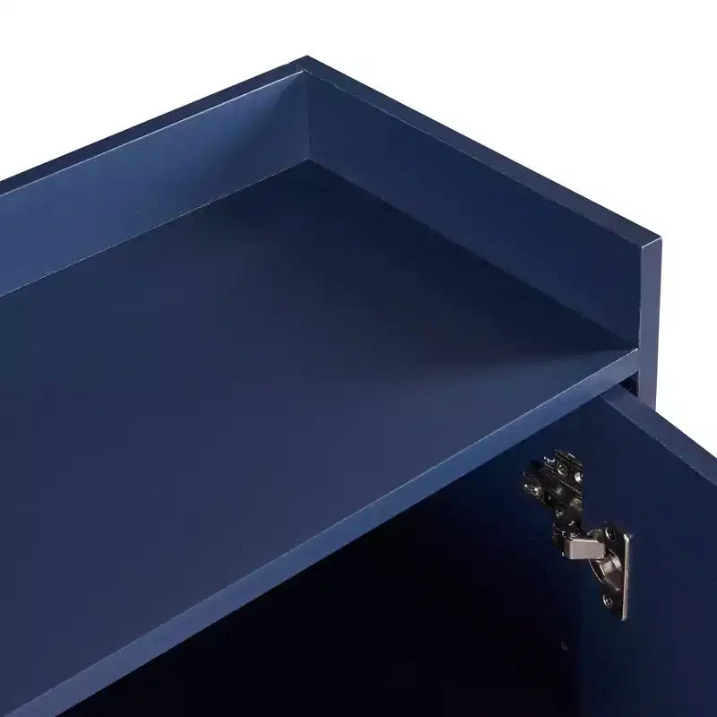 GDFStudio Truda 47.2'' Modern Sideboard Buffet Cabinet with Adjustable Shelves and Gold Metal Legs