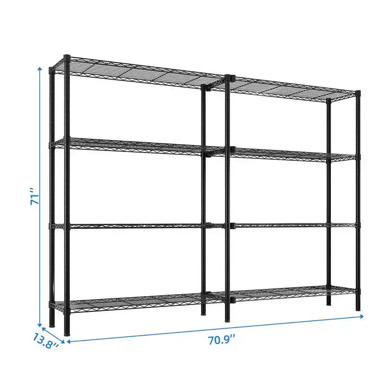 Karl Home 69.7 in.W Metal Shelving Unit