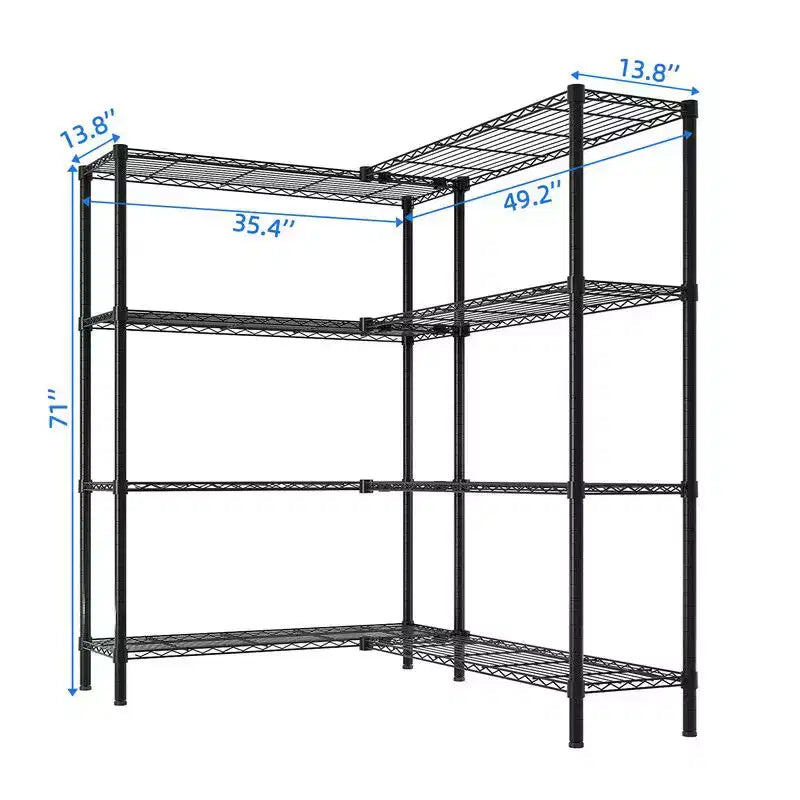 Karl Home 69.7 in.W Metal Shelving Unit