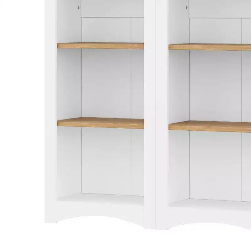 Okak Modern Bookshelf, Storage Shelves with 8 Adjustable Shelves, Freestanding Storage Organizer Set of 2 for Living Room, Office