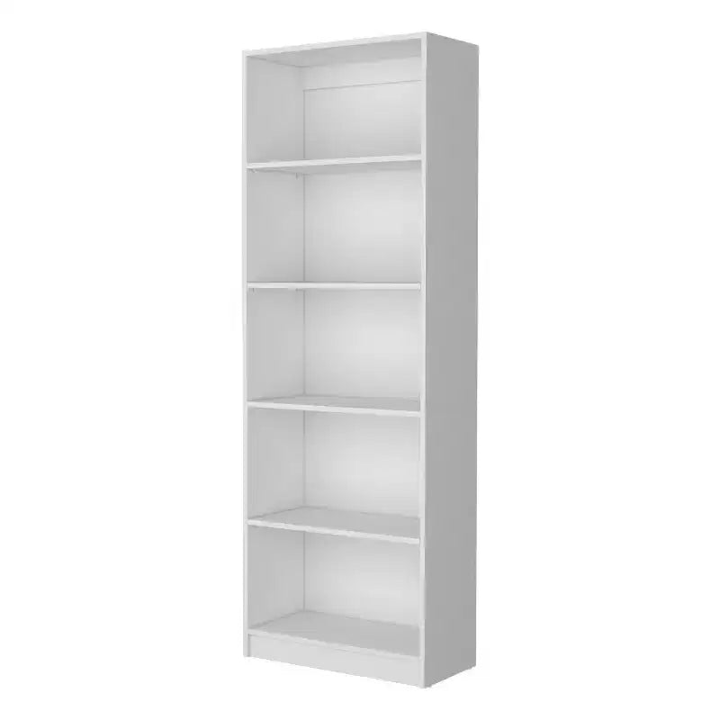 Okak Minimalism Bookshelf, Display Case with 5 Open Shelves, Freestanding Storage Organizer for Living Room, Office