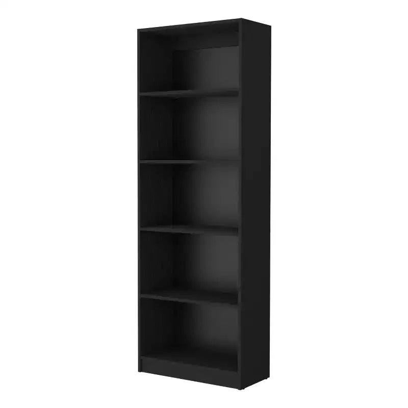 Okak Minimalism Bookshelf, Display Case with 5 Open Shelves, Freestanding Storage Organizer for Living Room, Office